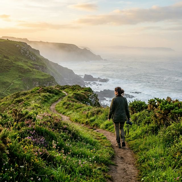 Ruta mindful por el entorno natural de A Coruña — fotografía consciente y meditación